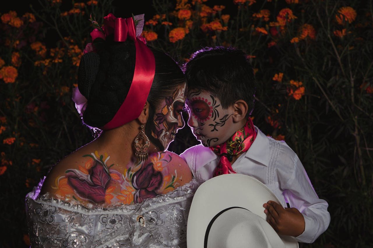 Labyrinthe géant aux couleurs d'Halloween